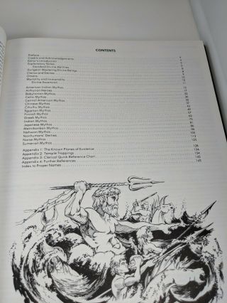 Deities & Demigods Cthulhu and Melnibonean TSR AD&D 144 Pages 1980 1st Ed VG, 8