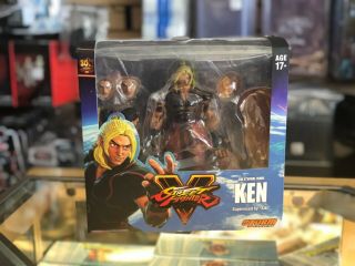 Storm Collectibles 1:12 Scale Action Figure - Street Fighter V 5 Ken Red Outfit