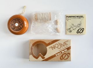 Tom Kuhn " No Jive " Custom 3 In 1 Wooden Yo - Yo Complete W/instruct. ,  Parts