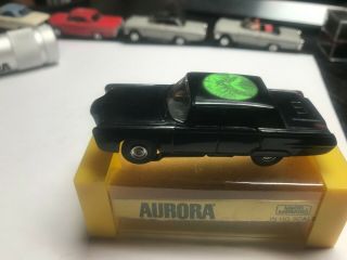 AURORA MODEL MOTORING HO SLOT CAR THUNDERJET GREEN HORNET ' S BLACK BEAUTY 1384 3