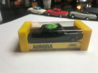 AURORA MODEL MOTORING HO SLOT CAR THUNDERJET GREEN HORNET ' S BLACK BEAUTY 1384 6