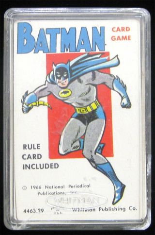 Batman 1966 Whitman Matching Card Game Complete Set Case Dc Comics