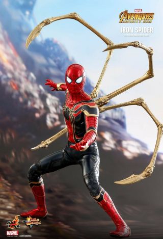 Hot Toys Iron Spider Mms482 Avengers Infinity War Spider - Man Far Home