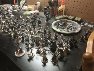 Cygnar Infantry Army,  Pewter,  Painted,  Warmachine,  Privateer Press