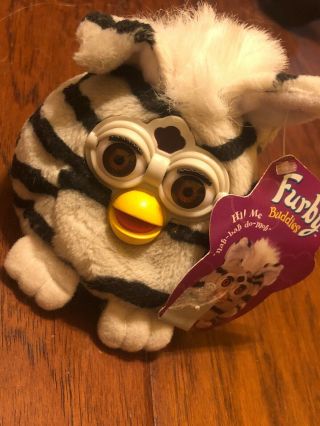 Furby Buddy 1999 Zebra Plush W/ Tag