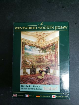 Wentworth Wooden Jigsaw Puzzle - 140 Pc - Blenheim Palace Green Writing Room
