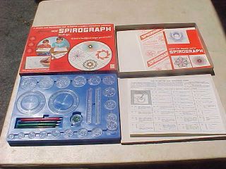Vintage Kenner Spirograph Set 401 Blue Tray 1967 Complete