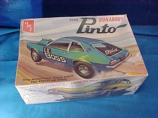 Mib Orig 1970s Amt 1/25 Scale Model Car Kit Ford Pinto Mini Muscle Car