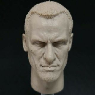 Custom Blank Hot 1/6 Scale Head Sculpt Unpainted For 12 " Hot Toys Figure Bg2