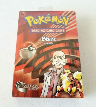 Pokemon Trading Card Game Blaine Theme Deck Rare