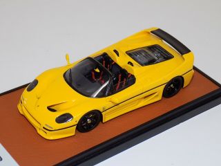 1/43 Eidolon Makeup Ferrari F50 Barchetta 1995 Yellow Tab Corsa Em153g Gp044