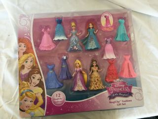 Disney Princess Little Kingdom Magiclip Fashion Gift Set With Opened Package