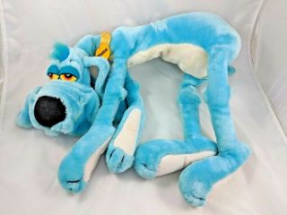 Foofur Blue Dog Plush 20 " Long Stuffed Animal