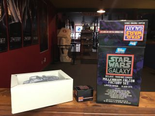 1993 Topps Star Wars Galaxy Millennium Falcon Factory Set Nib
