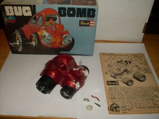 Vintage 1970 Revell Deals Wheels Bug Bomb Model Kit - Issue