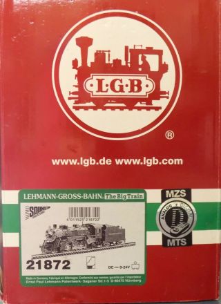 LGB Trains PRR 21872 Mikado Steam Locomotive & Tender G Gauge Sound Electronic 3
