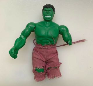 Mego Hulk,  8” Action Figure,  Vintage 1974 Incomplete - Parts/repair Marvel