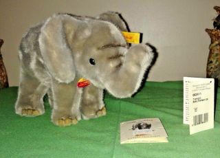 Steiff Trampili Elephant 063411,  All Tags 6 " Tall