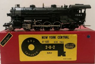 Ho Brass Factory Painted York Central H - 5s 2 - 8 - 2 By Key Imports