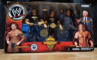 Wwf Wwe Evolution Randy Orton Ric Flair Triple H Exclusive Box Set Jakks Limited
