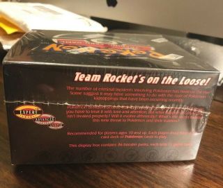 1ST EDITION - Team Rocket Booster Box - 36 Packs - Factory 4