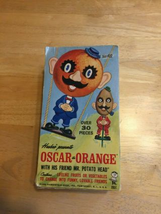 1966 Old Hasbro Oscar The Orange Mr.  Potato - Head