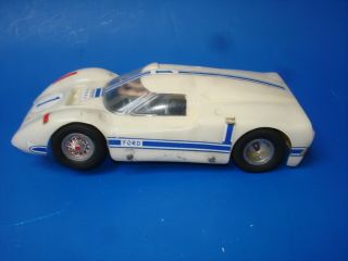 Ford Gt 40 Slot Car Scale 1/24 Around 60s