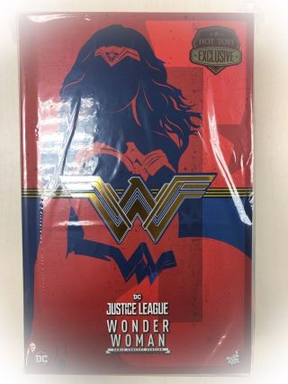 Hot Toys Mms 506 Justice League Wonder Woman (comic Concept Version) Figure