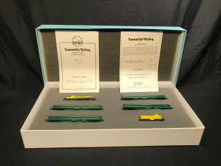 Loco - Motives N Scale Lamoille Valley Limited Edition Train Set Nos