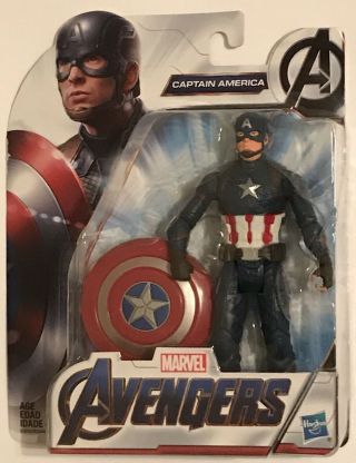 Hasbro Marvel Avengers 4 Endgame 6 " Inch Captain America Action Figure
