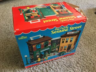 Play Family Sesame Street Fisher Price 1975 Children Television Workshop Box 2