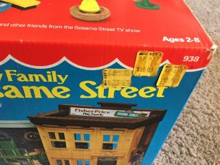 Play Family Sesame Street Fisher Price 1975 Children Television Workshop Box 5