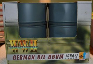 Dragon 1/6 Ww2 German Oil Drums.  Never Removed From Box.  71007
