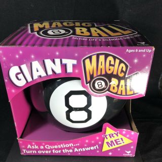 Giant Magic 8 Ball Fortune Teller Ask A Question 20 Answers