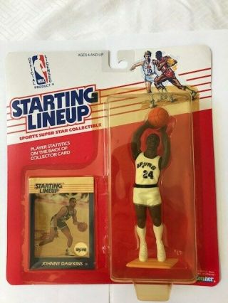 1988 Johnny Dawkins Kenner Starting Lineup San Antonio Spurs Basketball Figure
