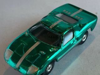 Vintage Aurora Thunderjet 500 Ford Gt Slot Car Body Only Candy Green Stunning