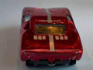 Vintage Aurora Thunderjet 500 Ford GT Slot Car Body Only CANDY RED Stunning 4
