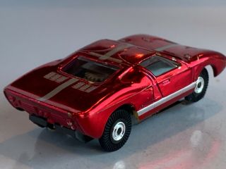 Vintage Aurora Thunderjet 500 Ford GT Slot Car Body Only CANDY RED Stunning 5