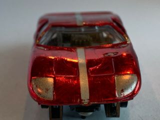 Vintage Aurora Thunderjet 500 Ford GT Slot Car Body Only CANDY RED Stunning 8