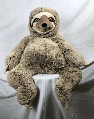 Hug Fun Xl Jungle Sloth 36” Plush Brown Jumbo Stuffed Animal Gift Toy 245840