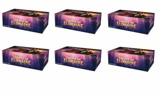6x Throne Of Eldraine Booster Box Case Magic The Gathering Mtg -