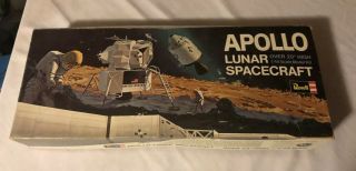 Vintage Revell Apollo Lunar Spacecraft 1/48 Scale Over 20” Feet Tall Parts 1967