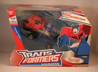 Transformers Animated Optimus Prime Voyager Class Level 3 Advanced