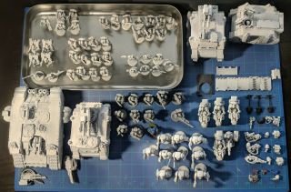 Space Marine Army Medium Sized Warhammer 40k (more Pictures In Description)