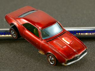 ☆Hot Wheels Redline HK RED Custom Camaro w/GREEN INT 100 HARD TO FIND☆ 4