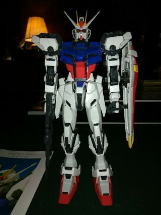 Bandai Pg 1/60 Gat - X105 Strike Gundam Model Kit Gundam Seed Built