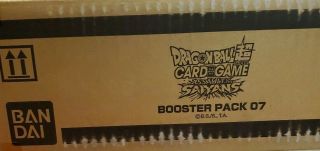 Dragon Ball Series 7 Assault Of The Saiyans Booster Case In Hand