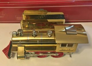 1989 Lionel Classic The Old No.  7 Brass Steam Locomotive,  Tender 6 - 13104,  Box NOS 11