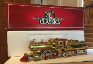 1989 Lionel Classic The Old No.  7 Brass Steam Locomotive,  Tender 6 - 13104,  Box Nos