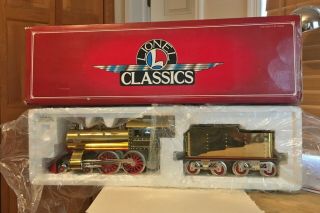 1989 Lionel Classic The Old No.  7 Brass Steam Locomotive,  Tender 6 - 13104,  Box NOS 3